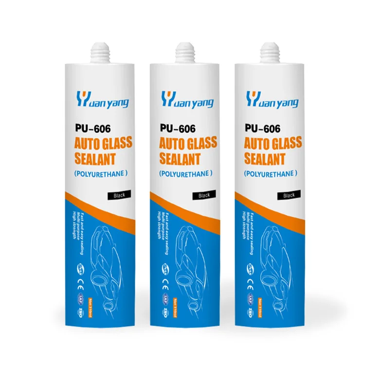 High Adhesion polyurethane black auto glass windshield sealant adhesive for car window