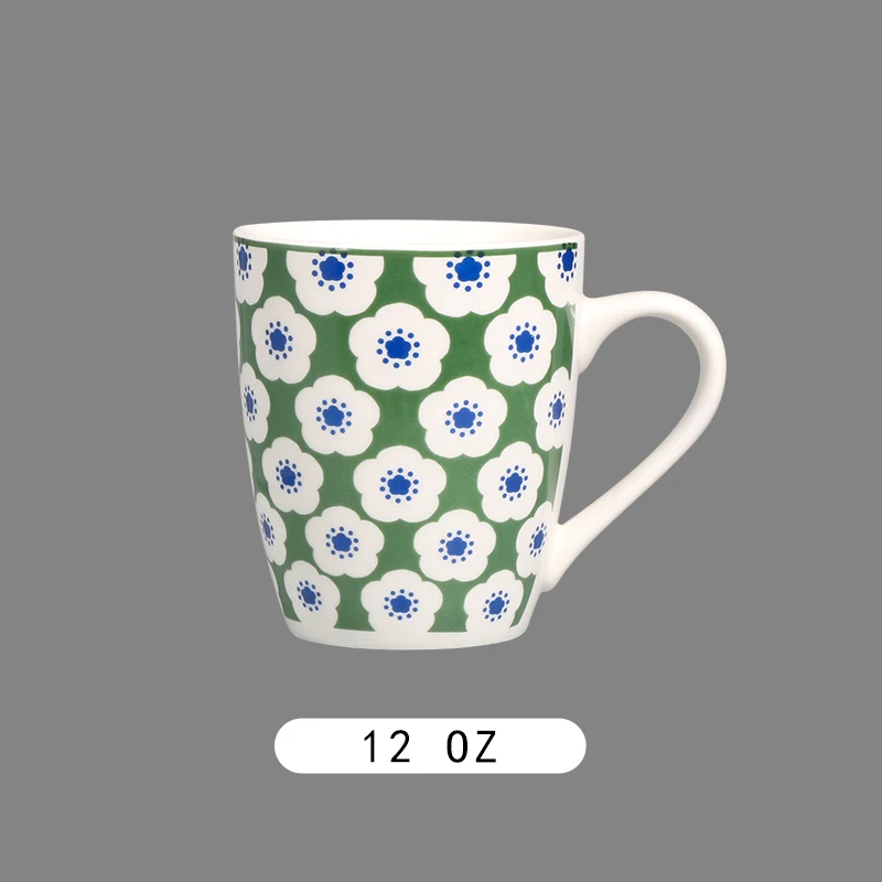 2024 New Design Decal Ceramic Coffee Mug Latte Cup Custom Size Logo Design Coffee Milk Water Mug