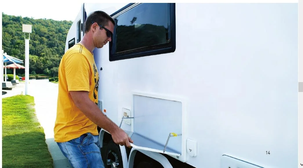 LS9354 Caravan Picnic Table With 12v LED  800mm x 445mm RV PARTS Motor Home