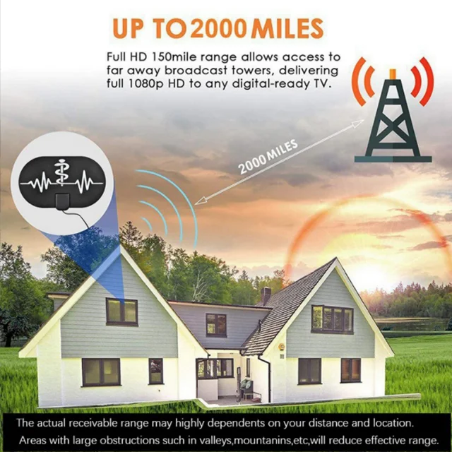 Digital Uhf Vhf Tv Antena Outdoor tv aerial hdtv antenna amplified hd long range high gain tv antenna