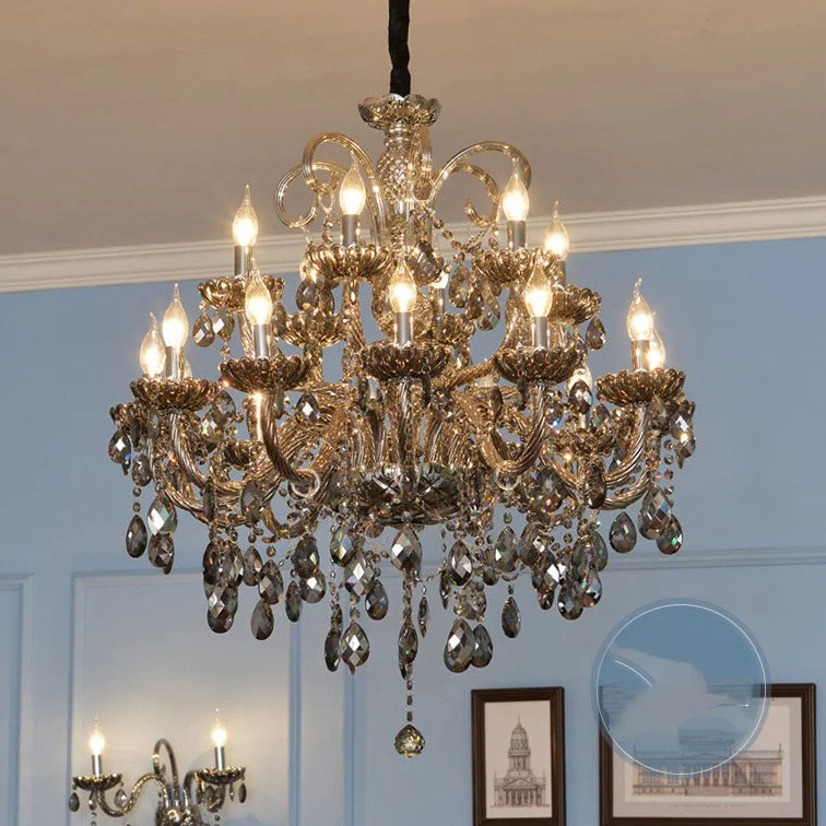 Factory price top quality Baccarat chandelier for Villa hotel application large Luxury k9 modern crystal chandelier accept customized