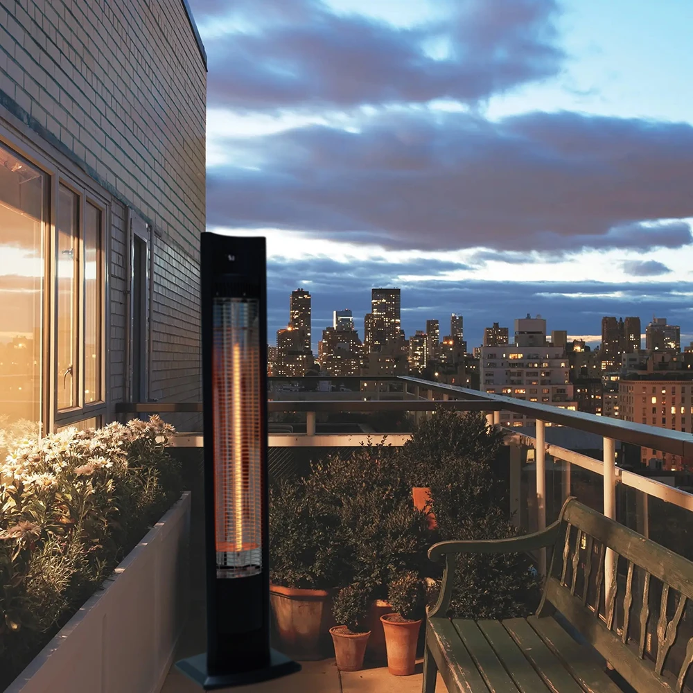 Waterproof IP65 Electric Portable Heater Outdoor Garden Balcony Patio Heater Free Standing