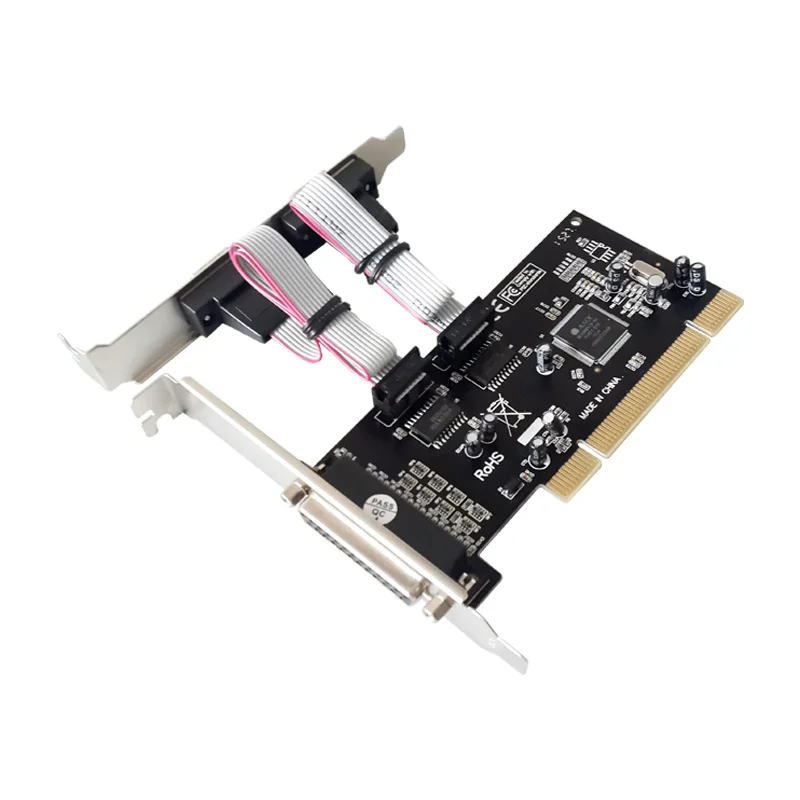 Плата контроллера PCI 2 серия + 1 параллельный порт Moschip MOC9865 PCI параллельная последовательная плата PCI