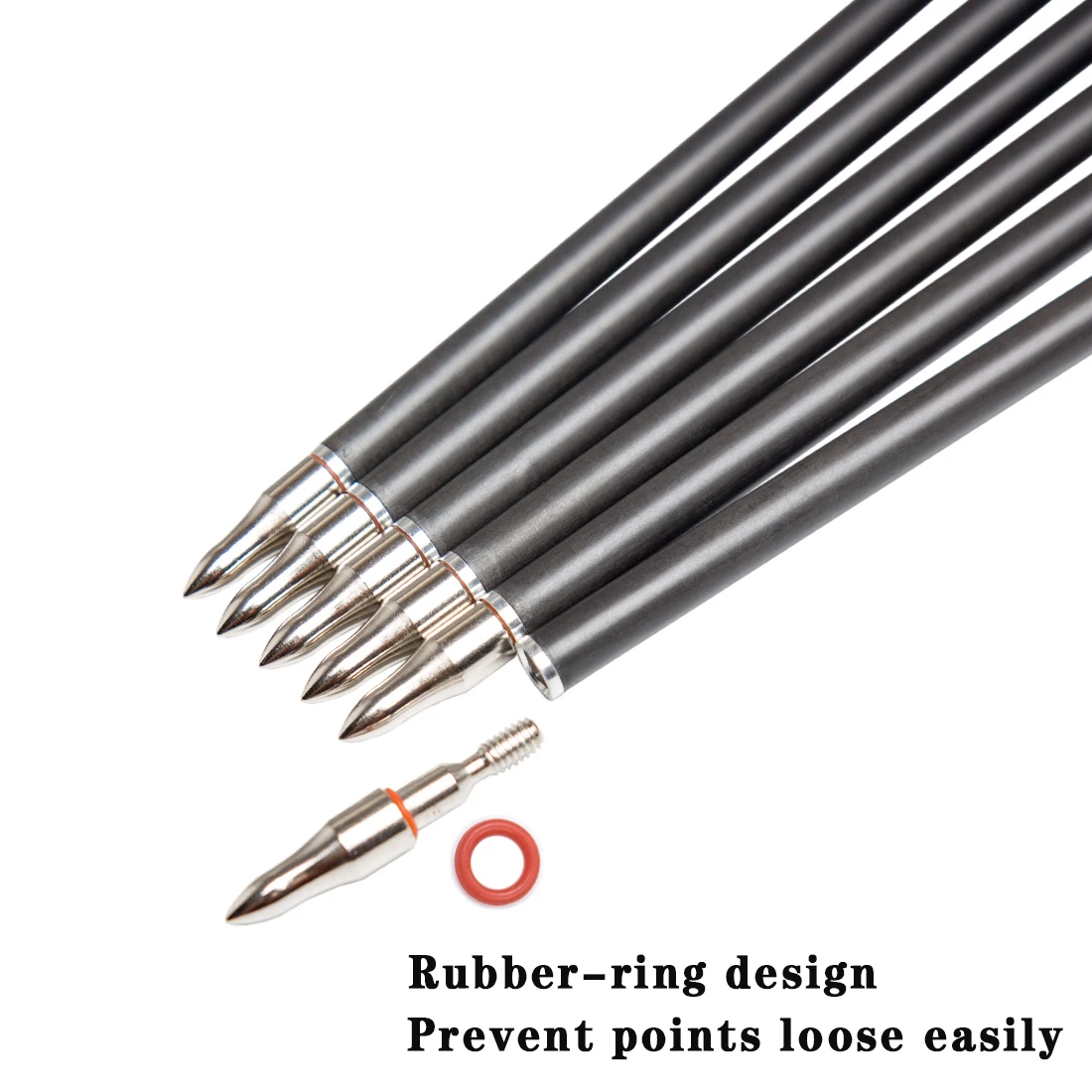 Pinals Arrows for Bow Hunting Pure Carbon Shaft Aluminum Inserts 300 400 500 600 Spine Compound Recurve Bows Arrow