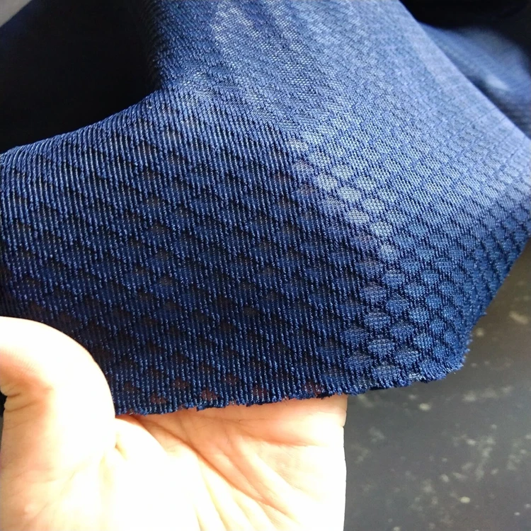 2022 Summer Breathable Warp Knitting Cotton Mesh Fabric For Clothing