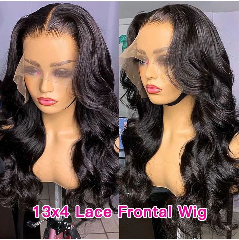 Hot Sale Original Virgin Brazilian Body Wave Hair 360 Lace Frontal Wig For Black Woman No Tangle No Shedding