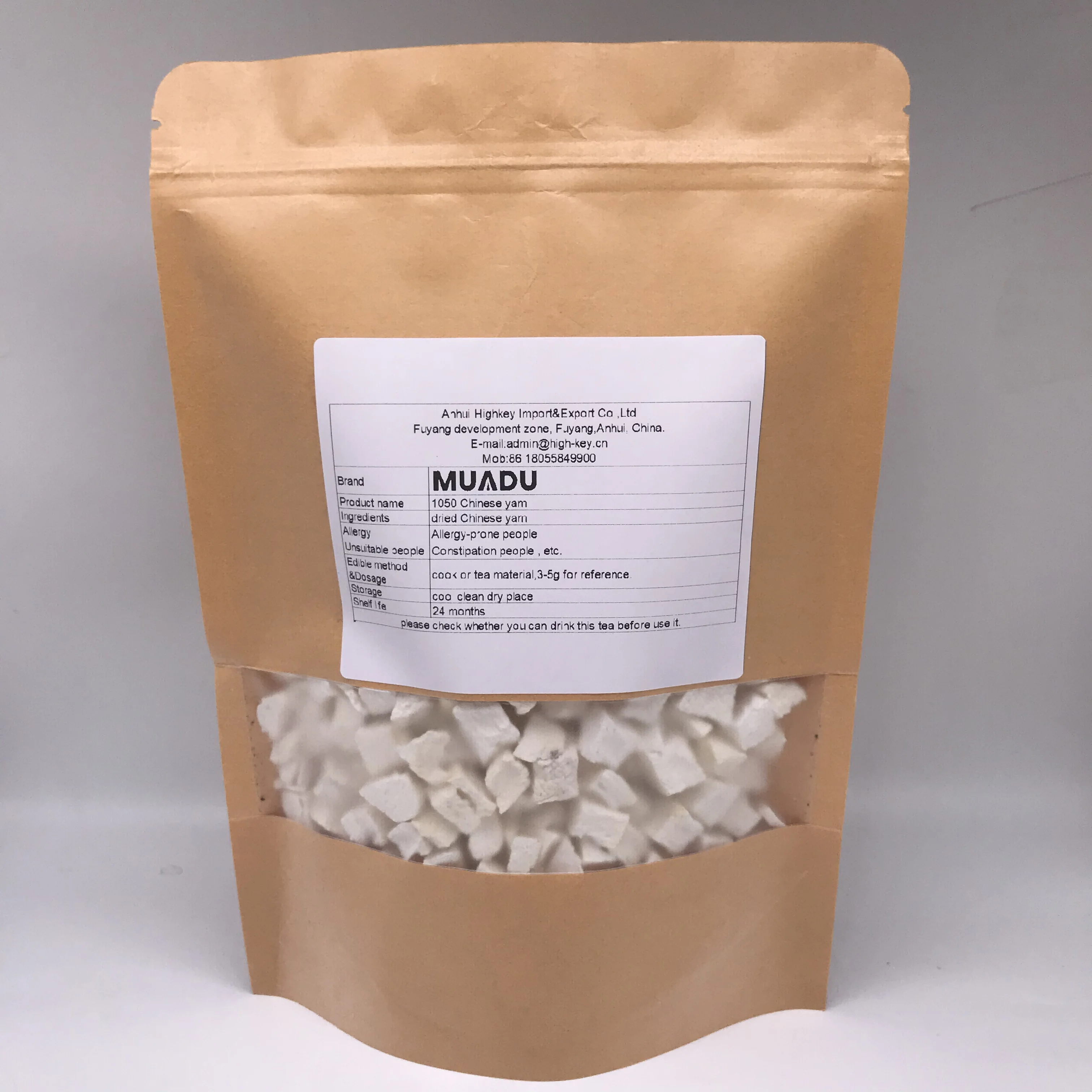 1050 Shan Yao Ding Wholesale Factory Rich Nutrition Chinese Yam High Quality Chinese Medicine Yam Cube