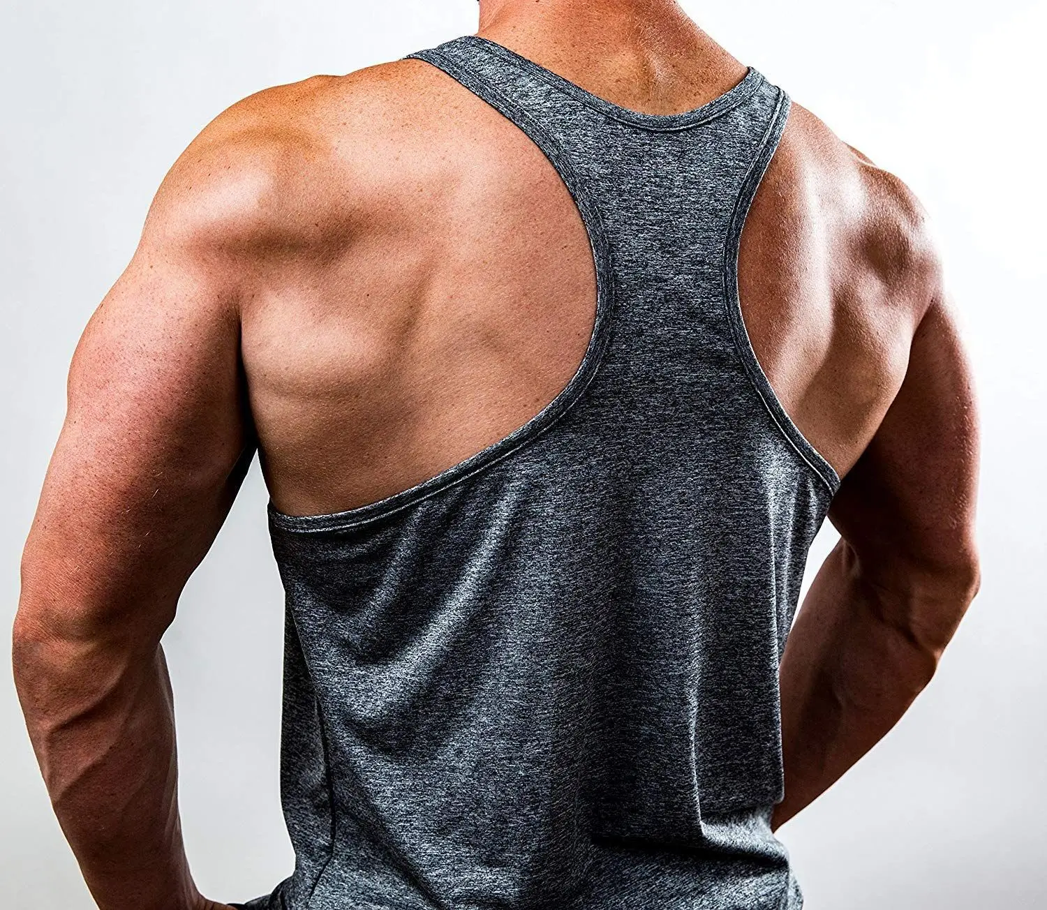 
custom logo man training sports gym fitness weight lifting vest 