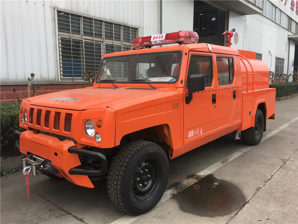 Full drive 2cbm emergency fire engine trucks water supply vehicle