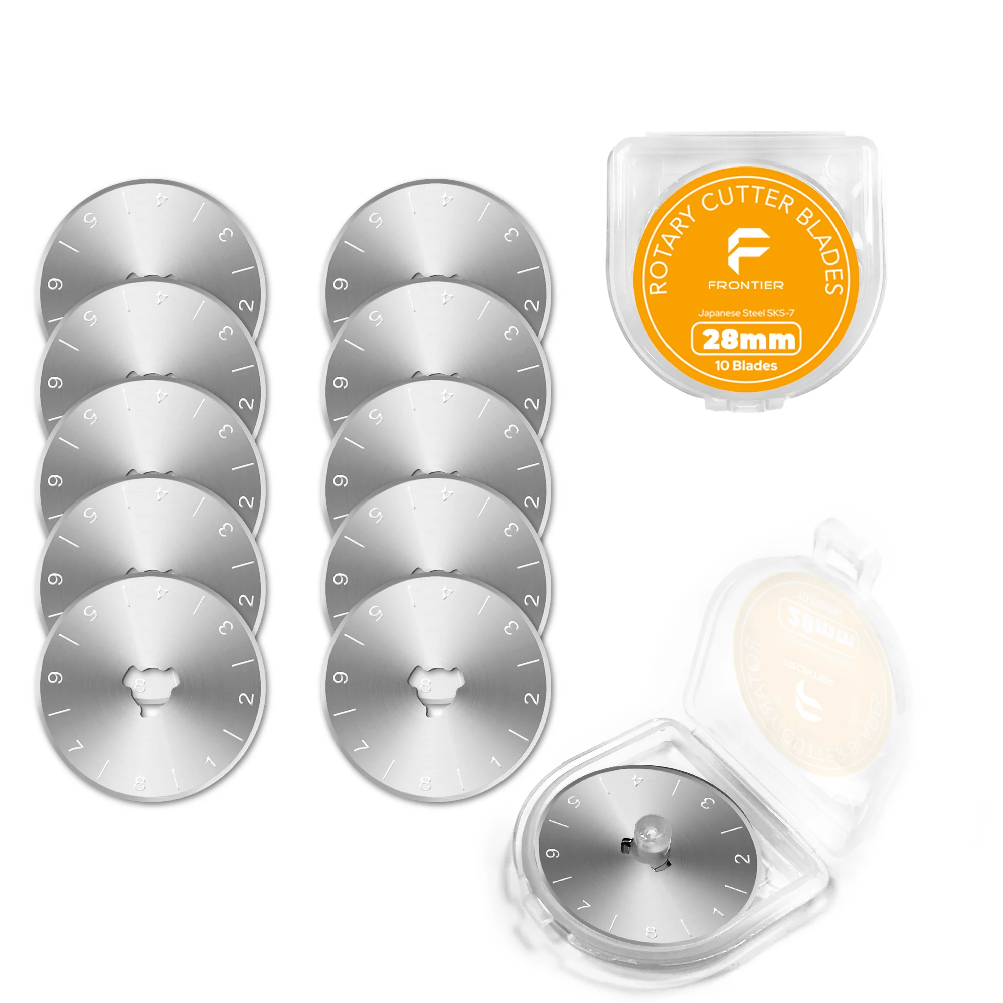 Sewing Arts Crafts Sharp and Durable Japanese Steel 28mm Rotary Cutter Blades