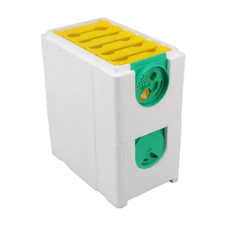 Queen Bee Breeding Box Double Layer Bee Queen Mating Beehive Beekeeping Equipment Foam Queen Rearing Hive for Beekeeper