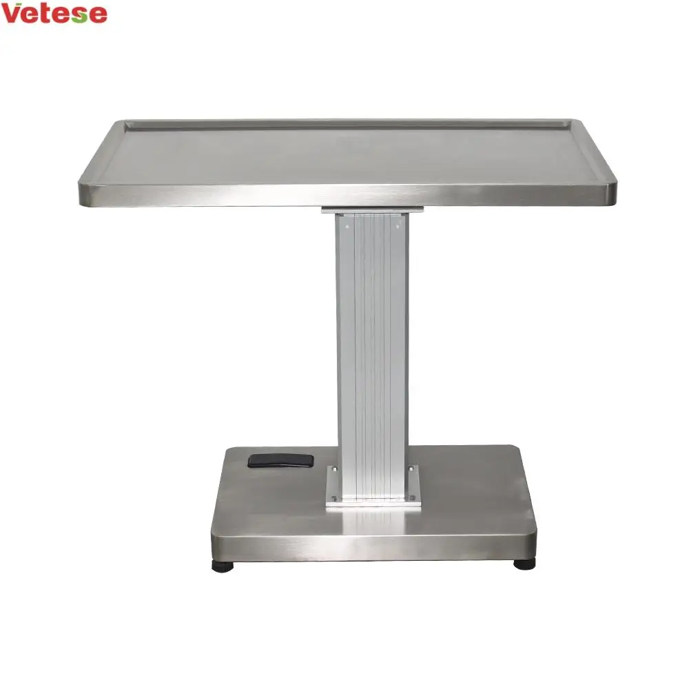 veterinary pet cleaning examination table with built in scale