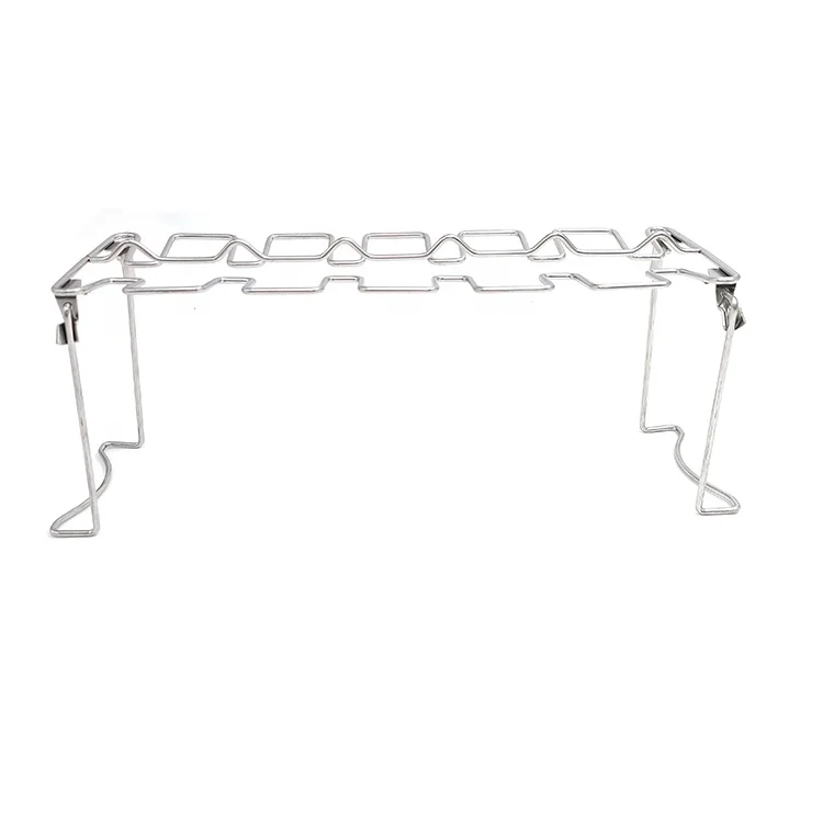 Chicken Wing And Leg Grilling Rack, 12 Slots Chicken Leg Rack, Stainless Steel Chicken Wing Rack Chicken Drumstick Holder
