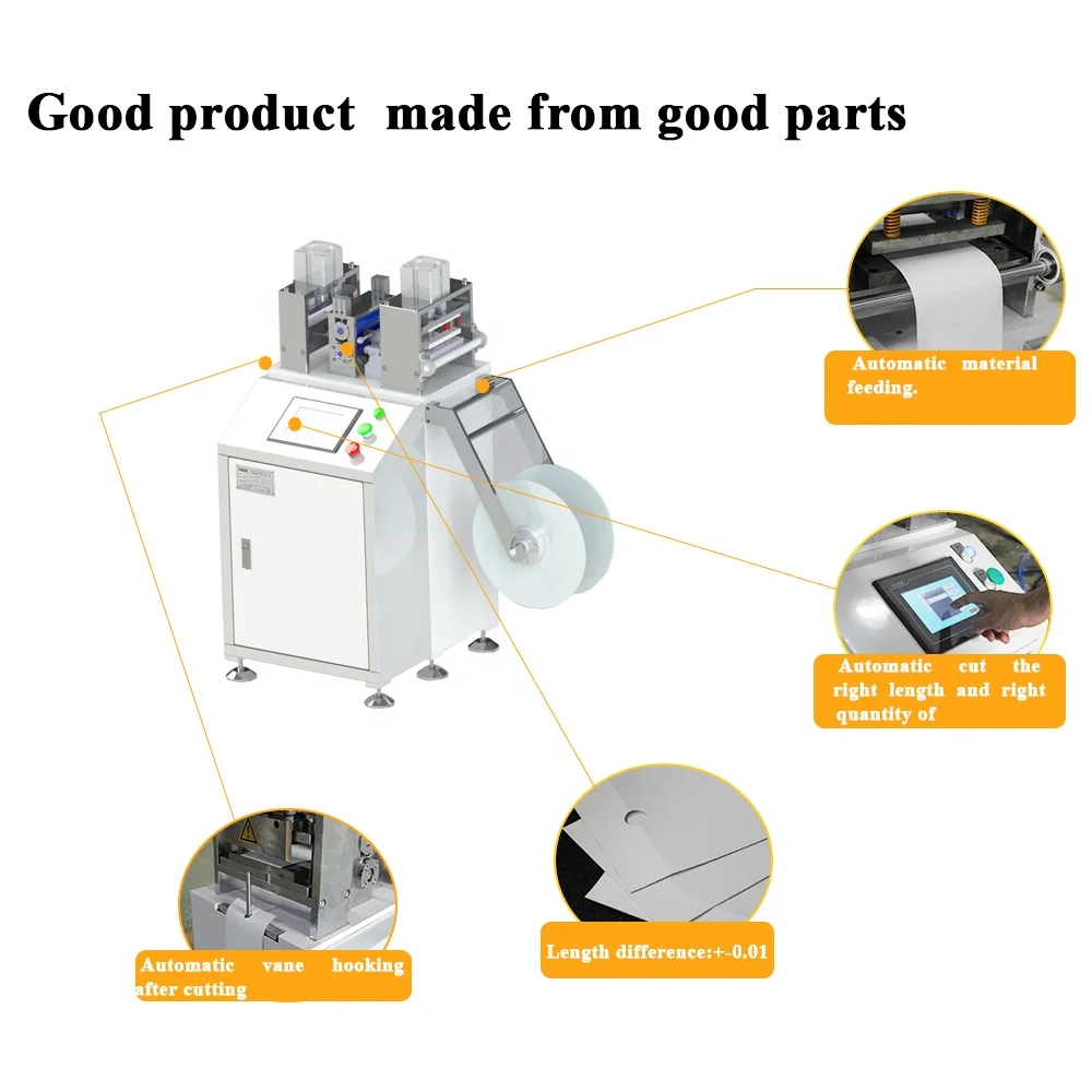 Automatic Vertical Blind Cutting Punching Creasing Machine Vertical Blinds Manufacturing Machinery