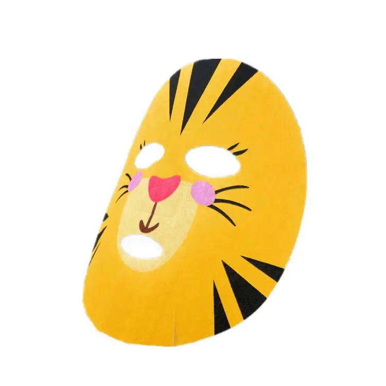 Fashion Korean Skin Care Face Mask Printed Cute Sheep Panda Puppy Tiger Animal Facial Sheet Mask