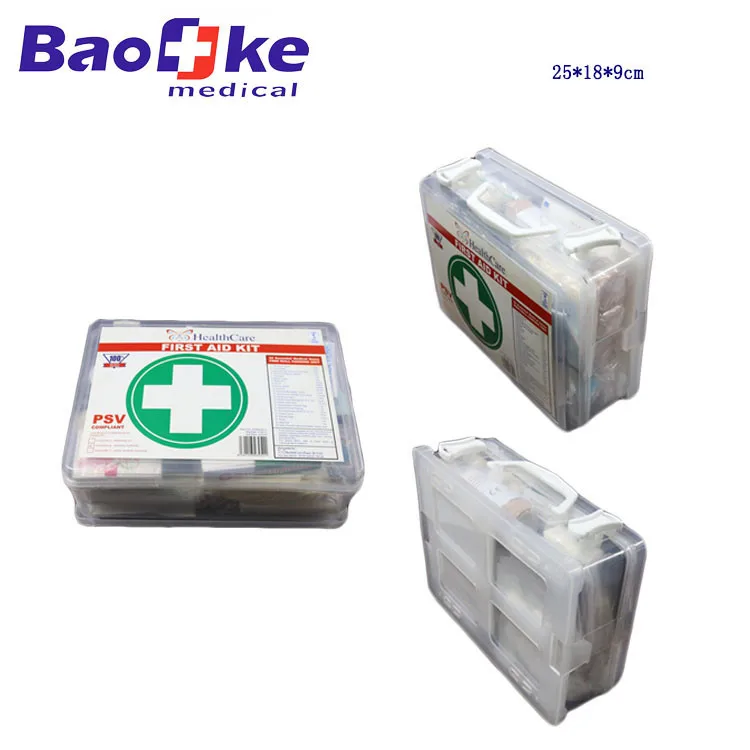 Portable First Aid Kit PP Box, Auto Emergency&Trauma Nursing Plastic Case, Car Medical Chest, Handy Vehicle IFAK