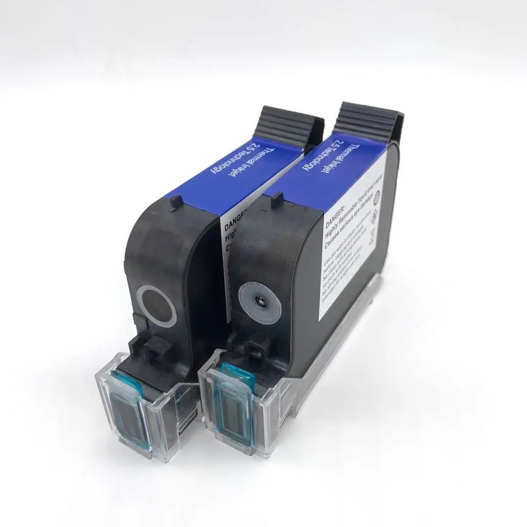 Made In  China 2610 Solvent based 12.7mm black ink cartridge for batch coding machine