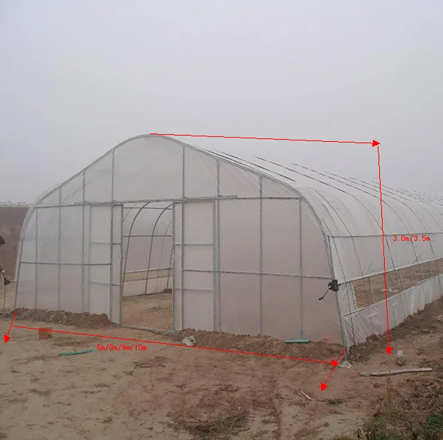 
High strength Agricultural poly tunnel Green House/tomato greenhouse for sale 