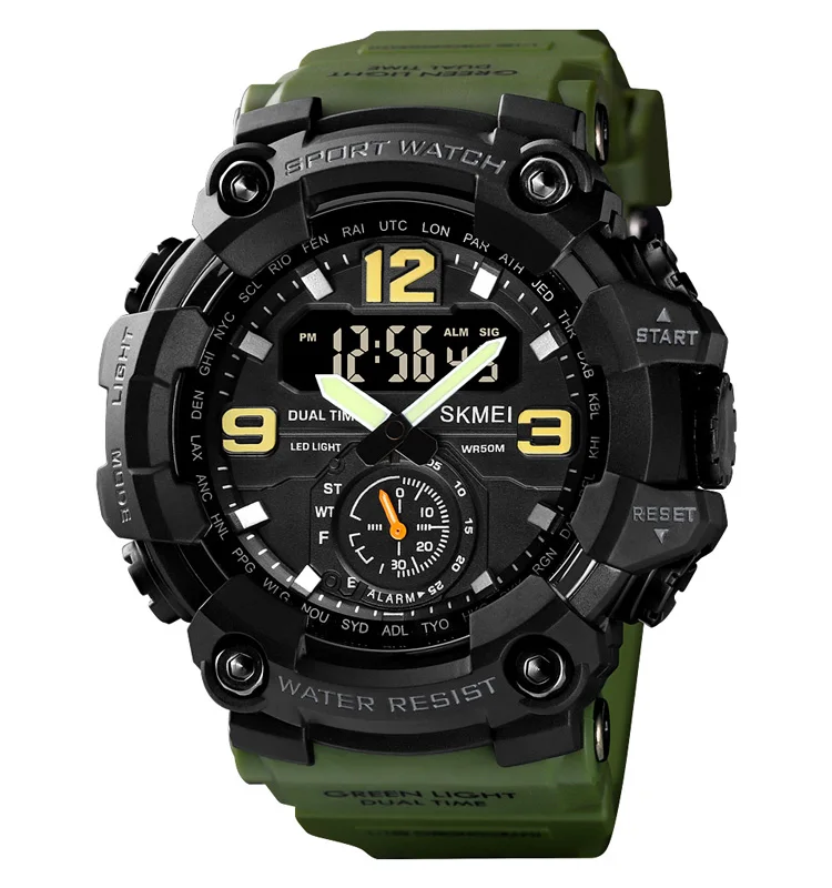 SKMEI 1637 Shock Watches Men Wrist Relojes Hombre Digital Sports Waterproof Watch Wholesale