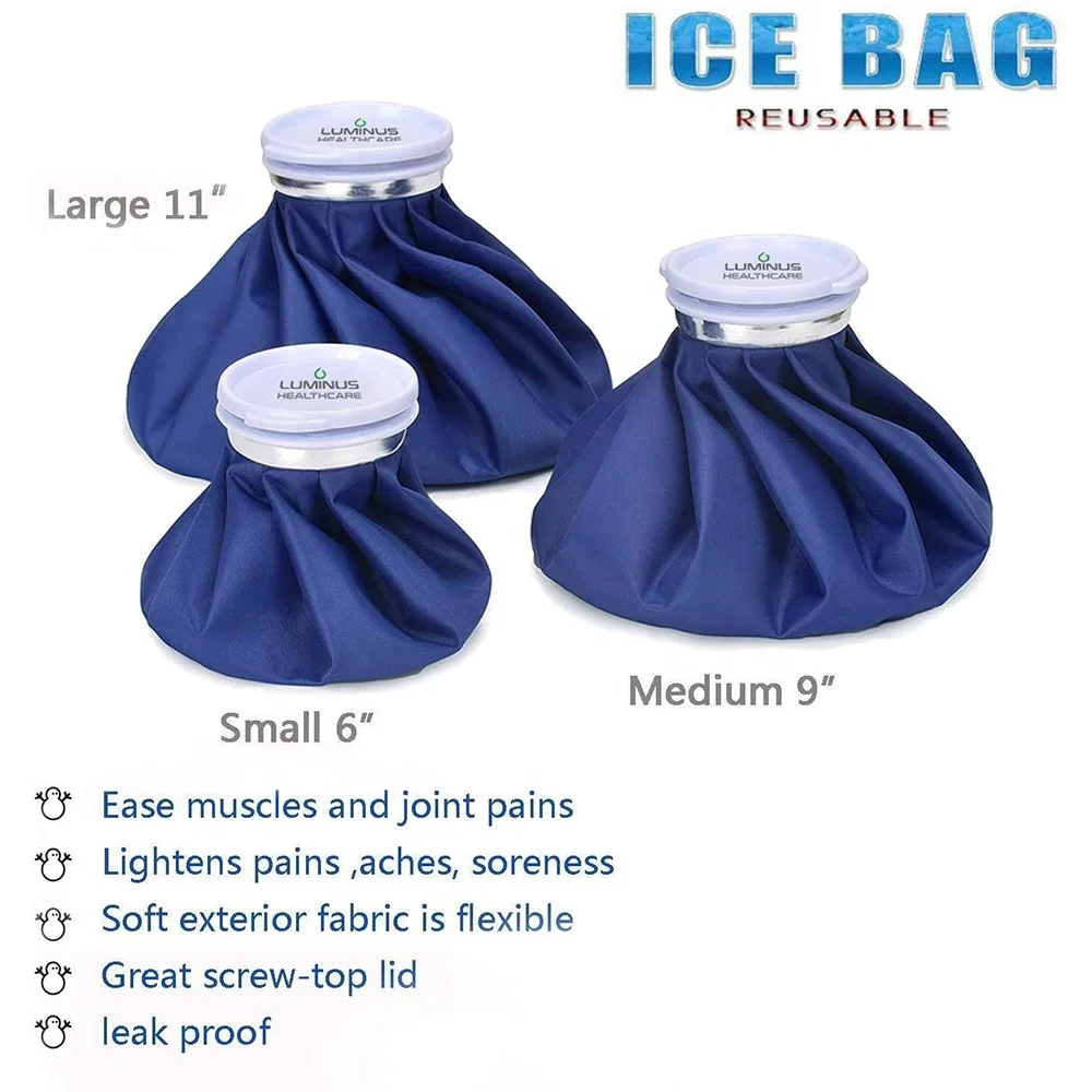 Waterproof fabric medic cloth ice bag reusable hot cold pack for pain relief