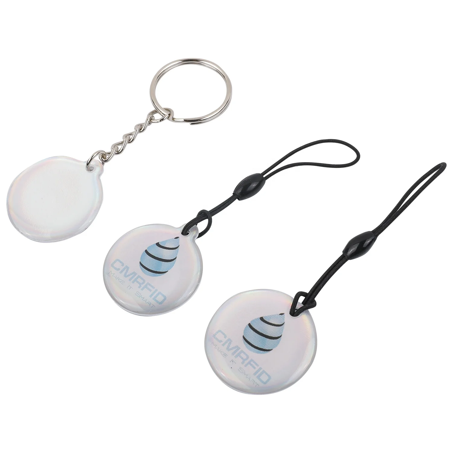 CMRFID 13.56mhz nfc tag square round rfid smart card anti metal phone sticker nfc social media customize envelope packaging