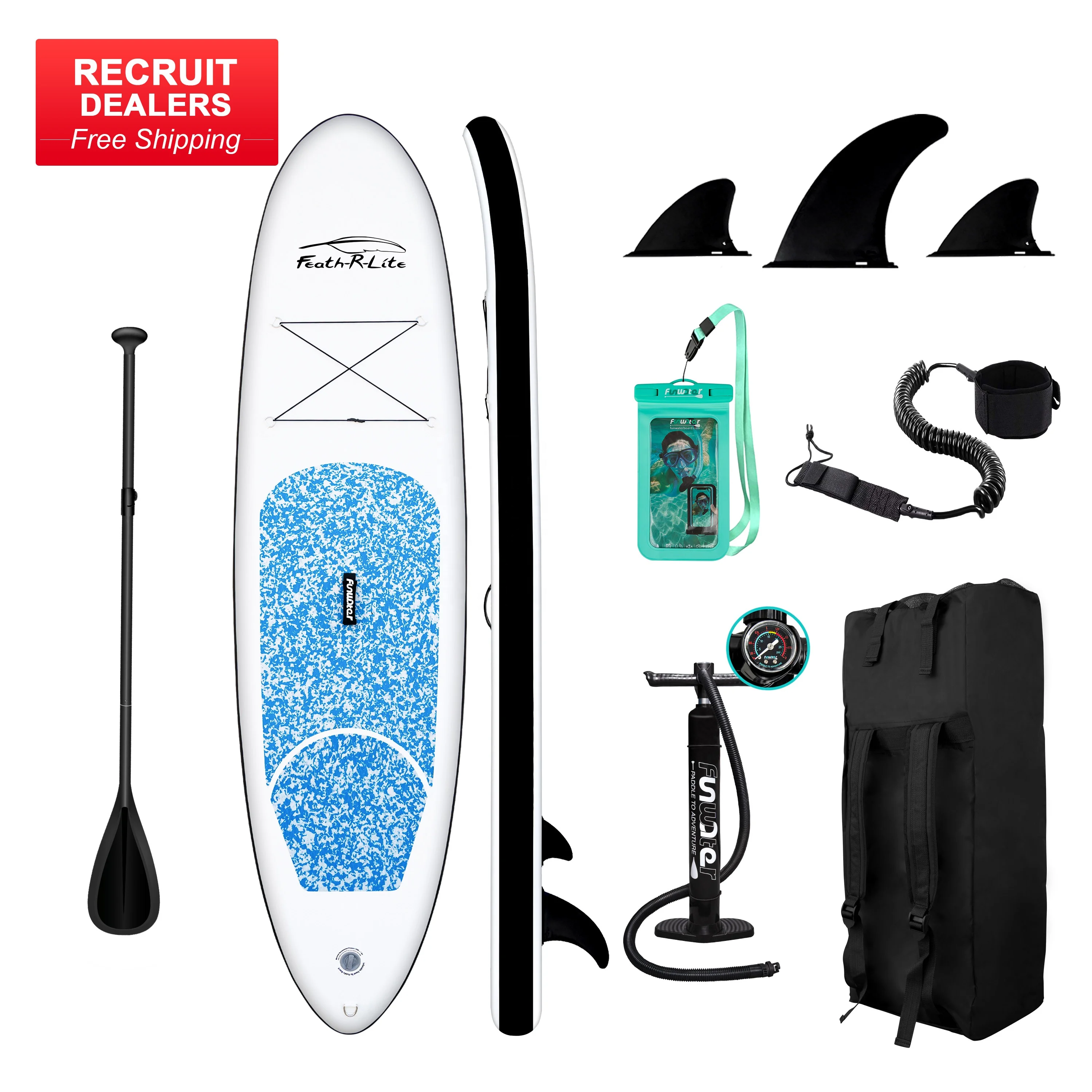 Feath-R-Lite sup Free Shipping CE REACH paddleboard paddle board inflatable surfboard bag