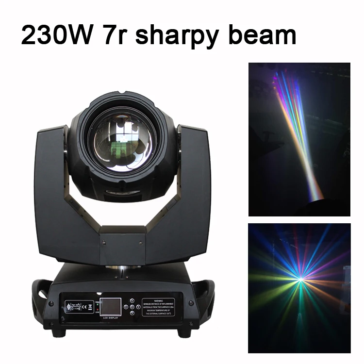 Professional Stage Lighting 230W Beams Moving Head Light Small Mini Beam 7R 230