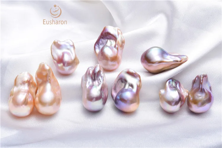 
Farm Directly Supply Dazzling 20-30mm AAA- Big Size Baroque Natural Freshwater Pearl 