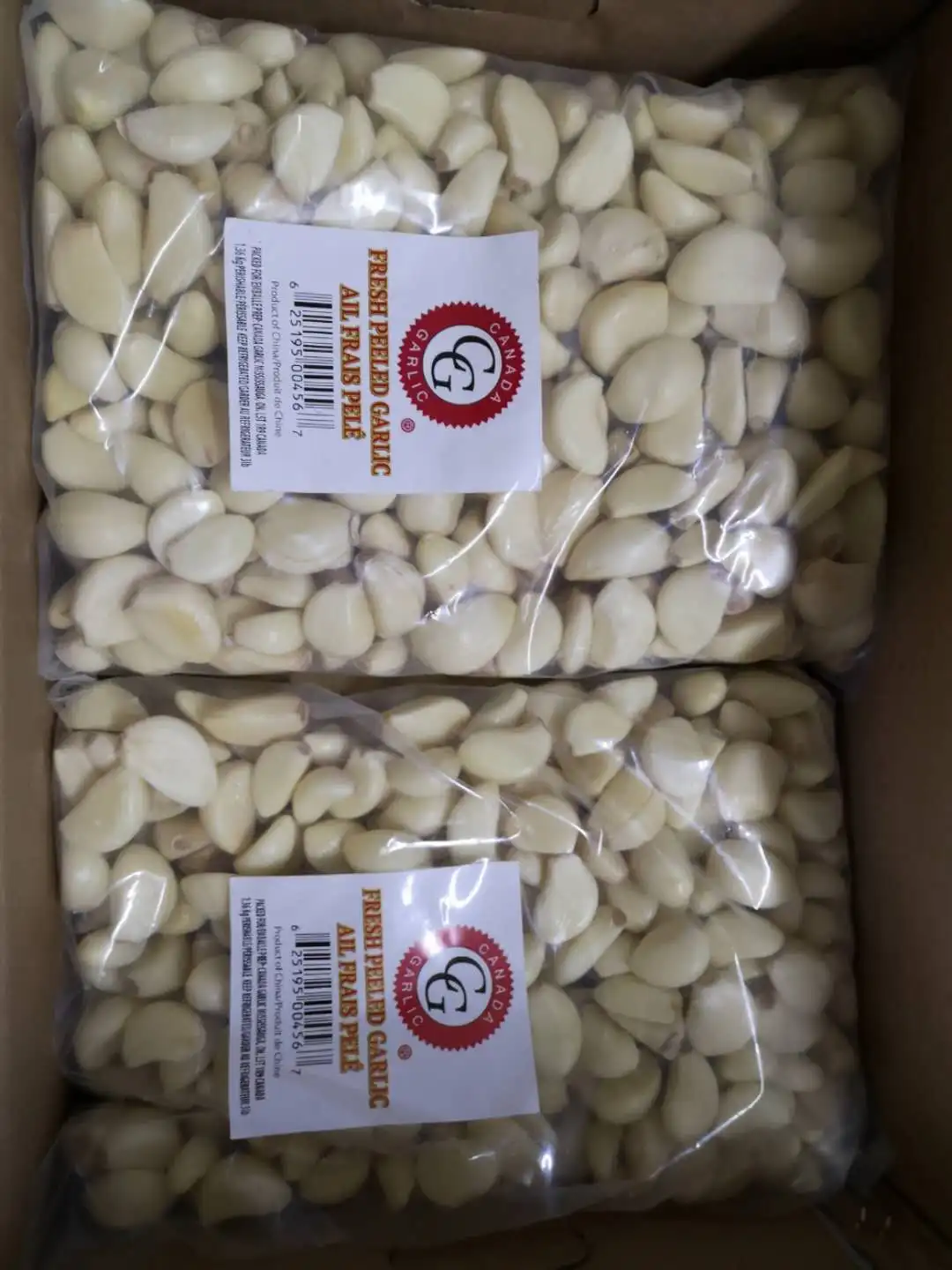 Garlic Peeled Garlic  Vacuum Nitrogen and Jar Packed nitrogen filled peeled garlic