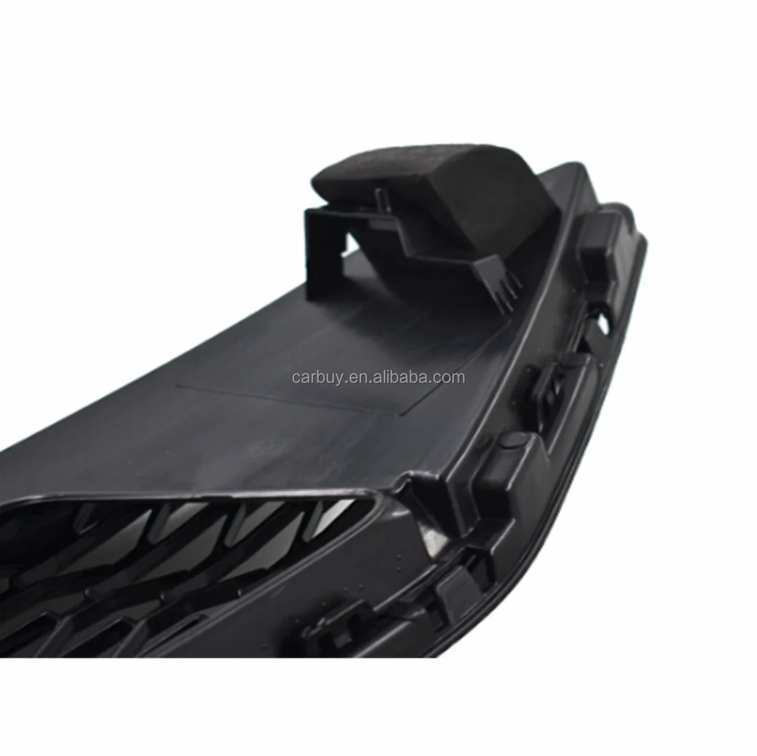 Modified black honey comb front grille for Ford Mondeo 2017 upgrade Mustang style