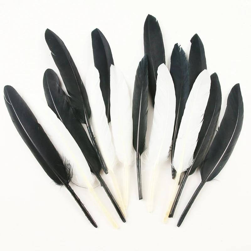 10-15CM Goose Feather Quill DIY Goose Feather For Craft Dreamcatcher Costume Millinery Supplies Carnival Accessories