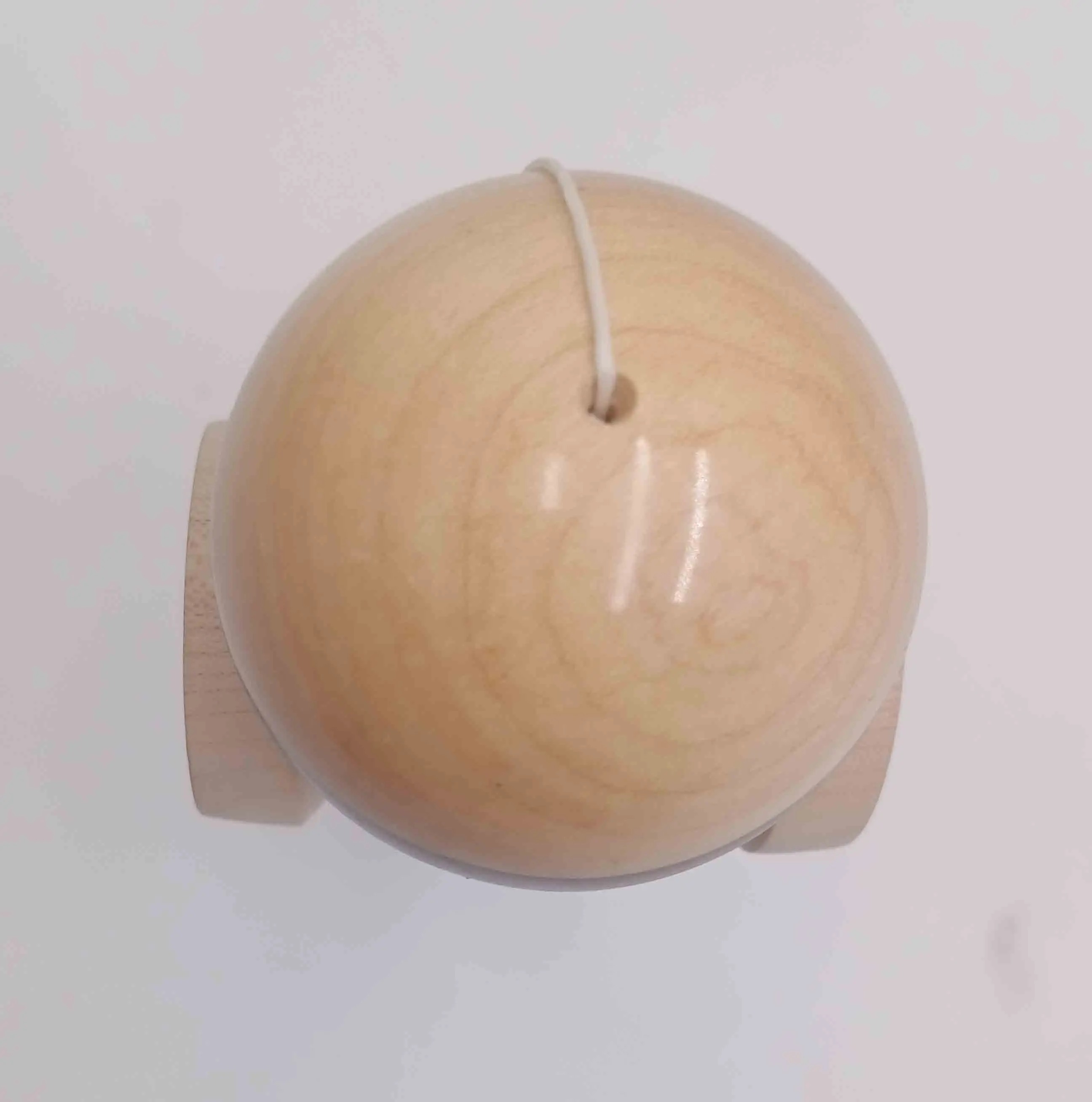 New shape maple wood kendama toy with walnut stripe