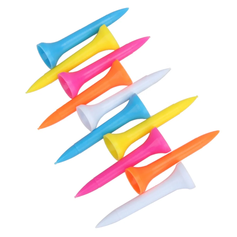 Customized OEM Packed Logo Printed Golf Tee Plastic Golf Tees With Outdoor