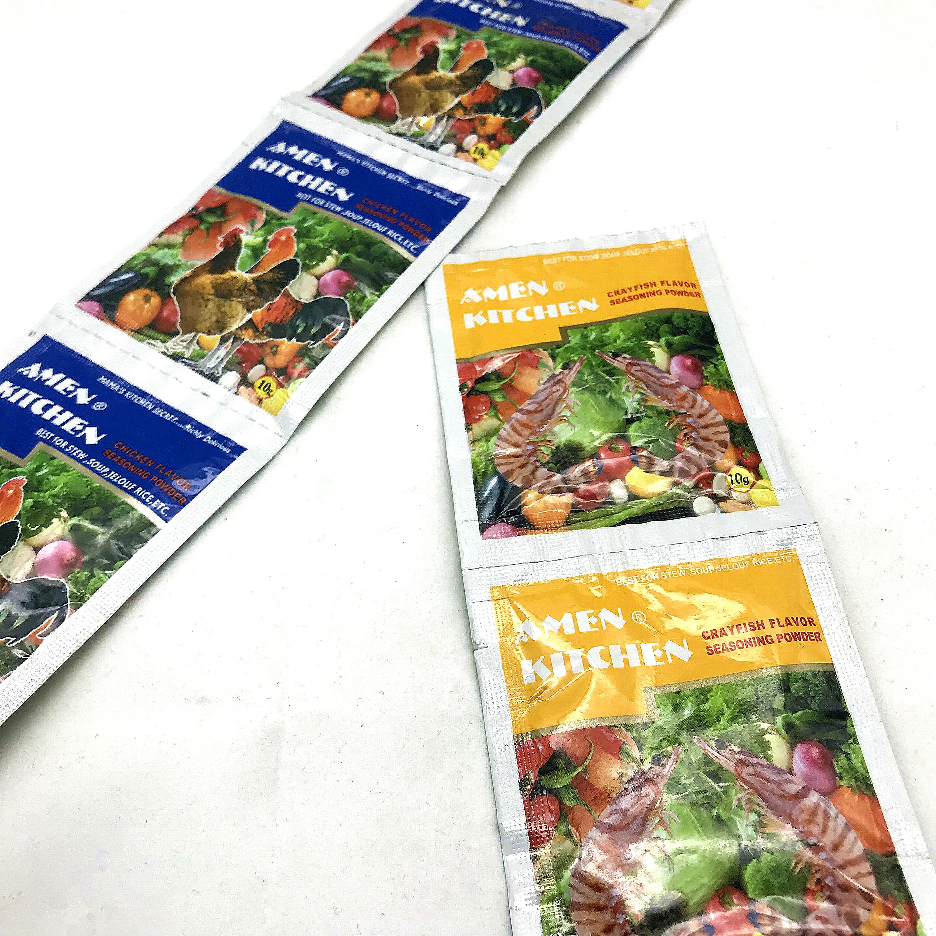 Seasoning Powder Delicious 4g 10g 12g Shrimp beef chicken lamb garlic fish Flavor Seasoning Cube Powder