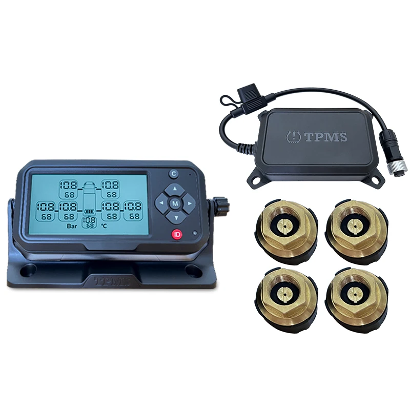 Tire pressure monitor External 4-wheel 6-wheel RV bread pickup tire pressure monitor