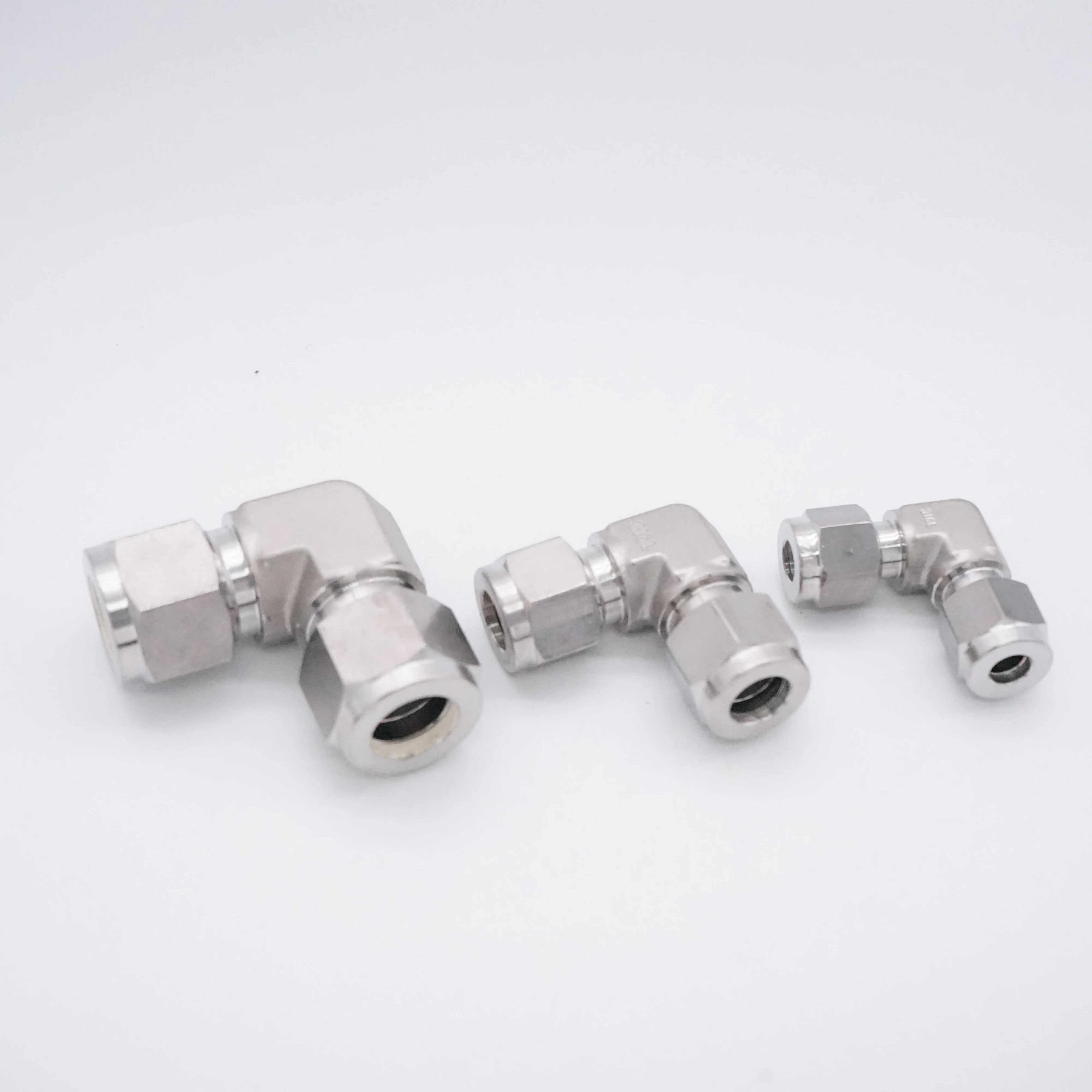 High quality 90 degree stainless steel plate copper pipe fittings ferrule pipe joint union elbow