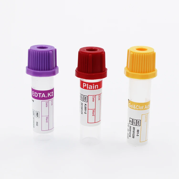 Factory Outlet Immunohematology Testing Purple EDTA K2 Vacutainer Micro Blood Collection Tube