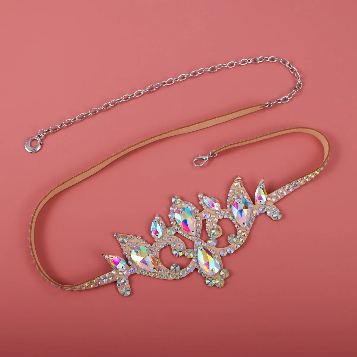 Waist Chain Oriental Dance Belt Color Diamond Dance Chain Accessories