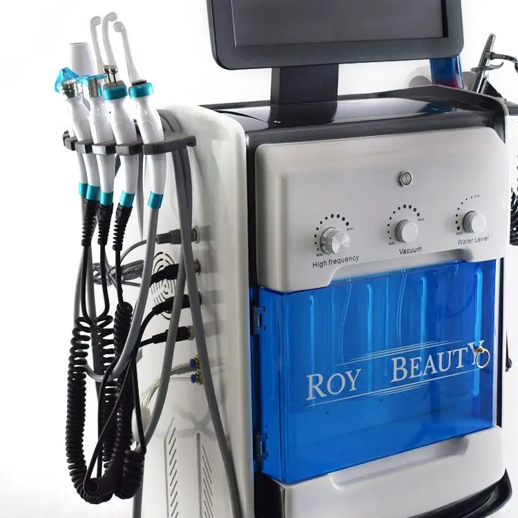 11 in 1 pdt led machine hydro water dermabrasion oxygen inject with skin research machine for spa salon