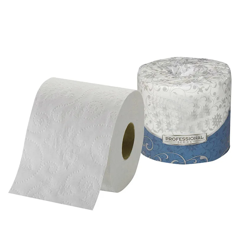 Wholesale bamboo virgin wood pulp toilet paper rolls core hygiene paper standard roll 3 ply toilet tissue