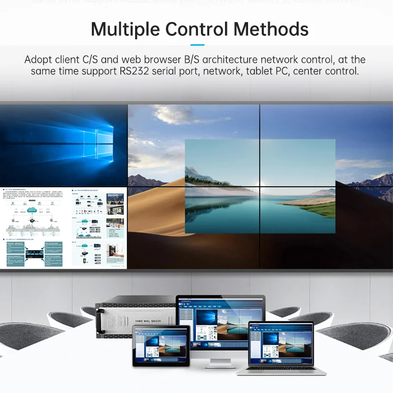 12in8out светодиодные настенные контроллеры 4K HDM I видео видеопроцессорные с аудио выходом