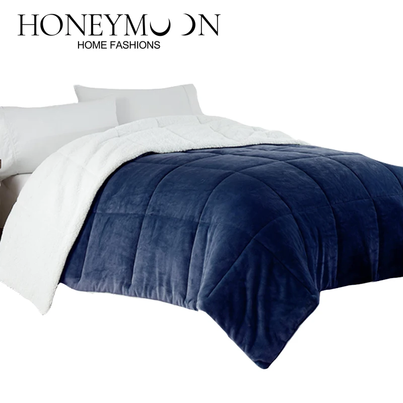 Factory Supply 100% cotton fabric filling soft and warm duvet quilt comforter