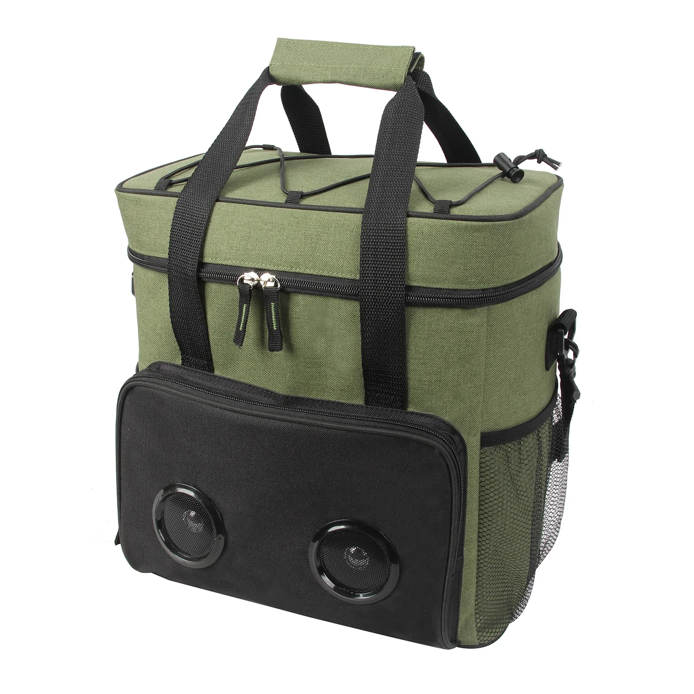 custom soft cooler bag picnic and beach insulated cans cooler bag with bluetooth speaker