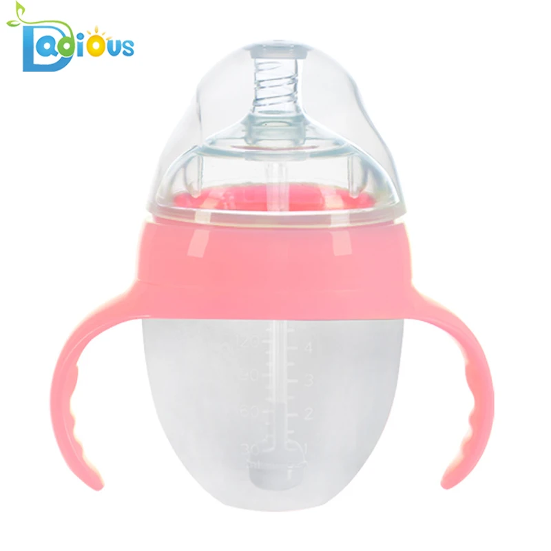 2019 Hot Sale BPA Free Silicone Baby Feeding Bottle