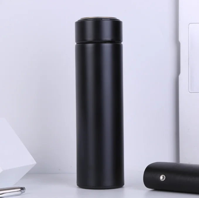 In Stock Custom 500ml Double Wall Stainless Steel Water Bottle Vacuum Thermos With Tea Infuser For Business