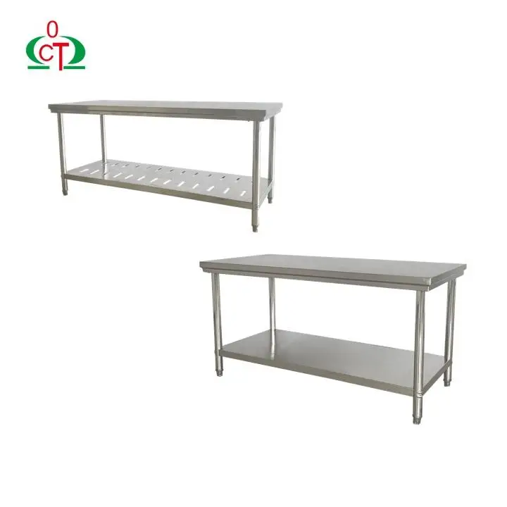 Working Tables Kitchen Stainless Steel Worktable Commercial Restaurant Kitchen Working Stainless Steel Table