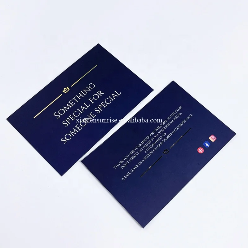 Custom embossed logo greetings card birthday wedding invitation cards machine print