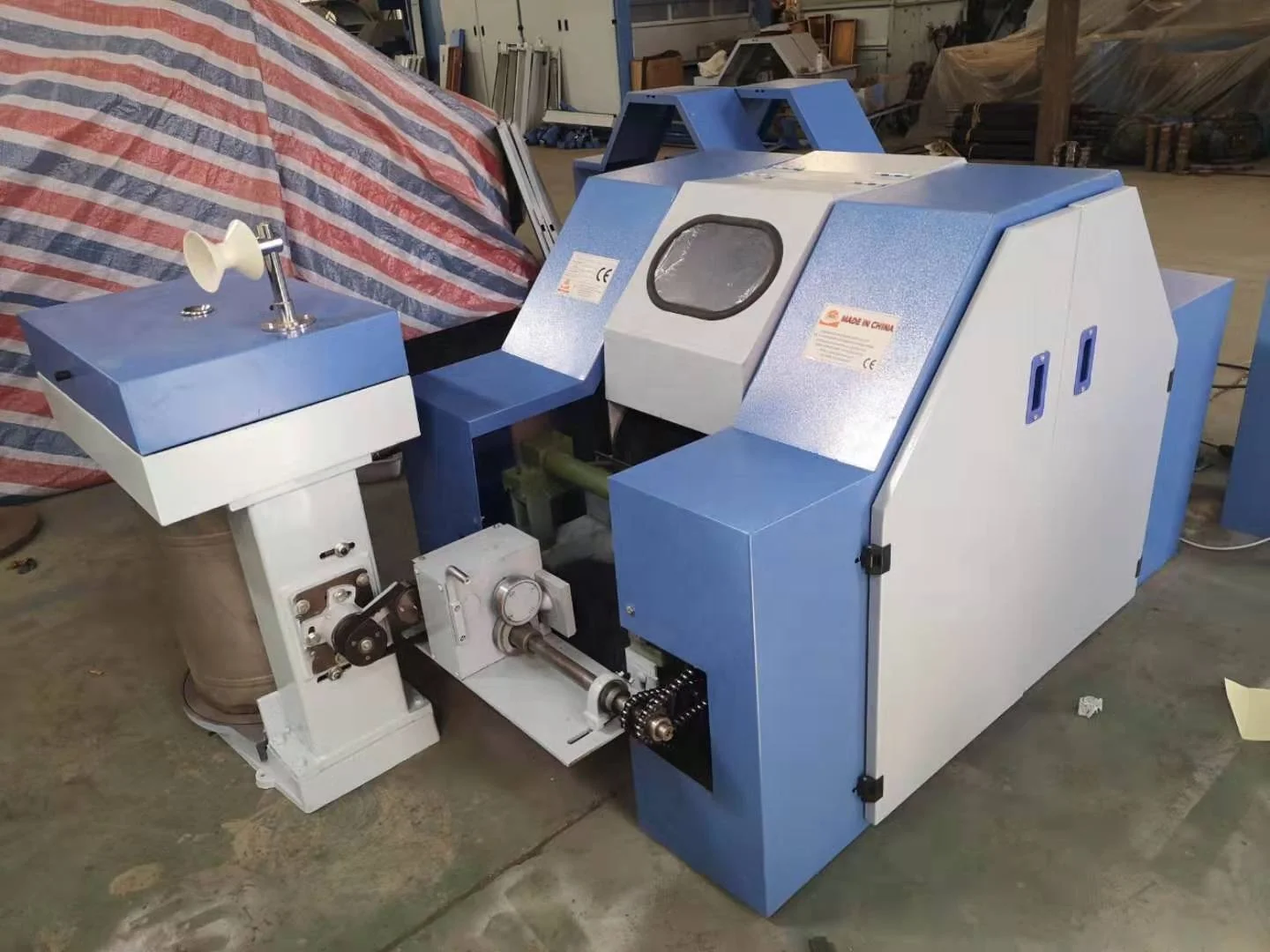 Easy operation industrial small Hemp Cashmere Fiber Cotton Combing Sliver Sheep Wool Carding Knitting Machine