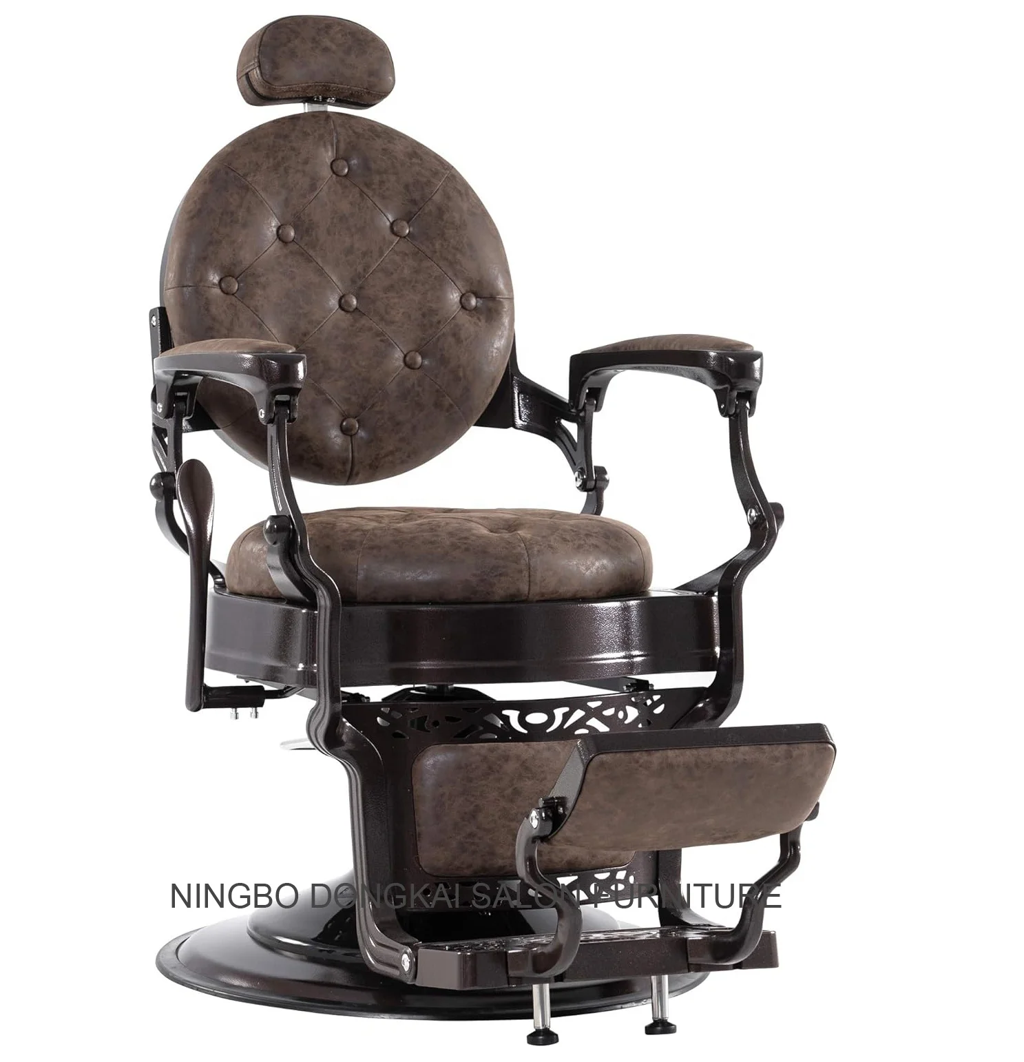 Professional No.1 hydraulic reclining barber chair manufacturer in China / silla de barberia profesional