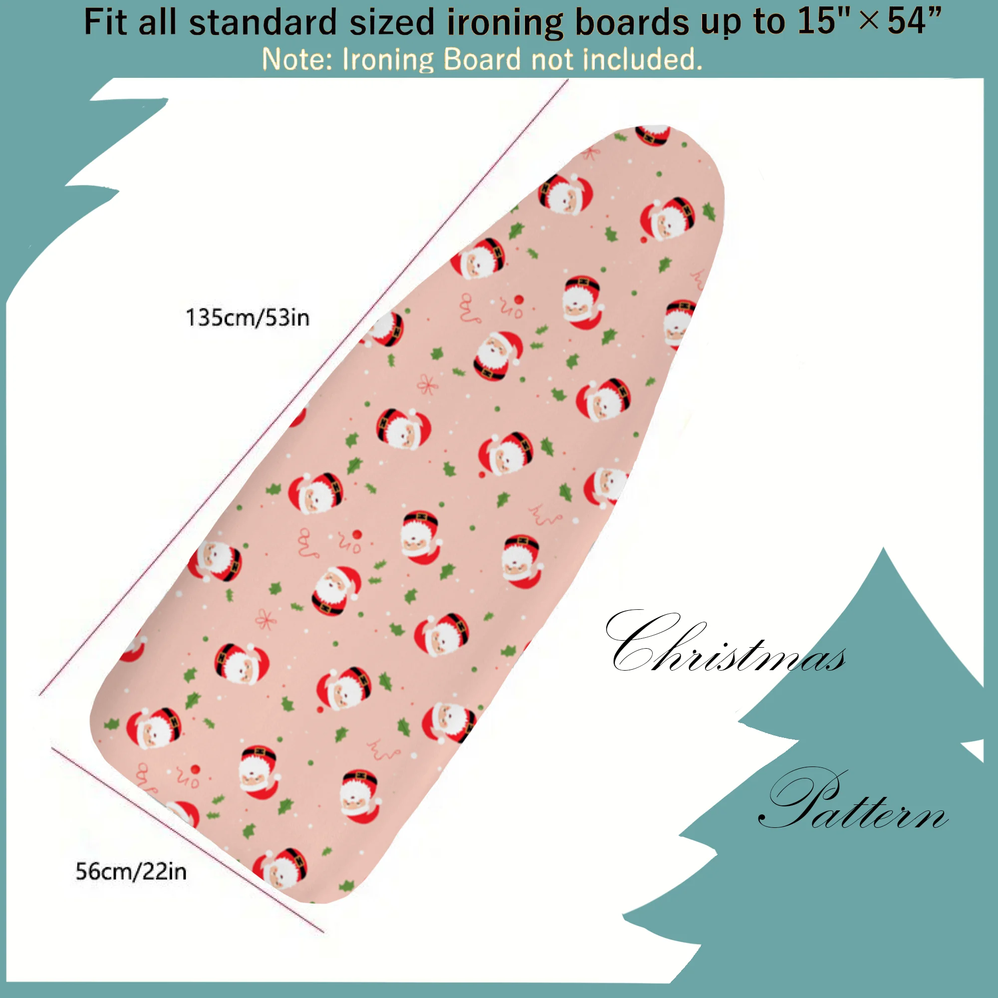 Hot selling Custom Heat-Resistant Cotton Fabric Ironing Board Cover for Hotel and Household
